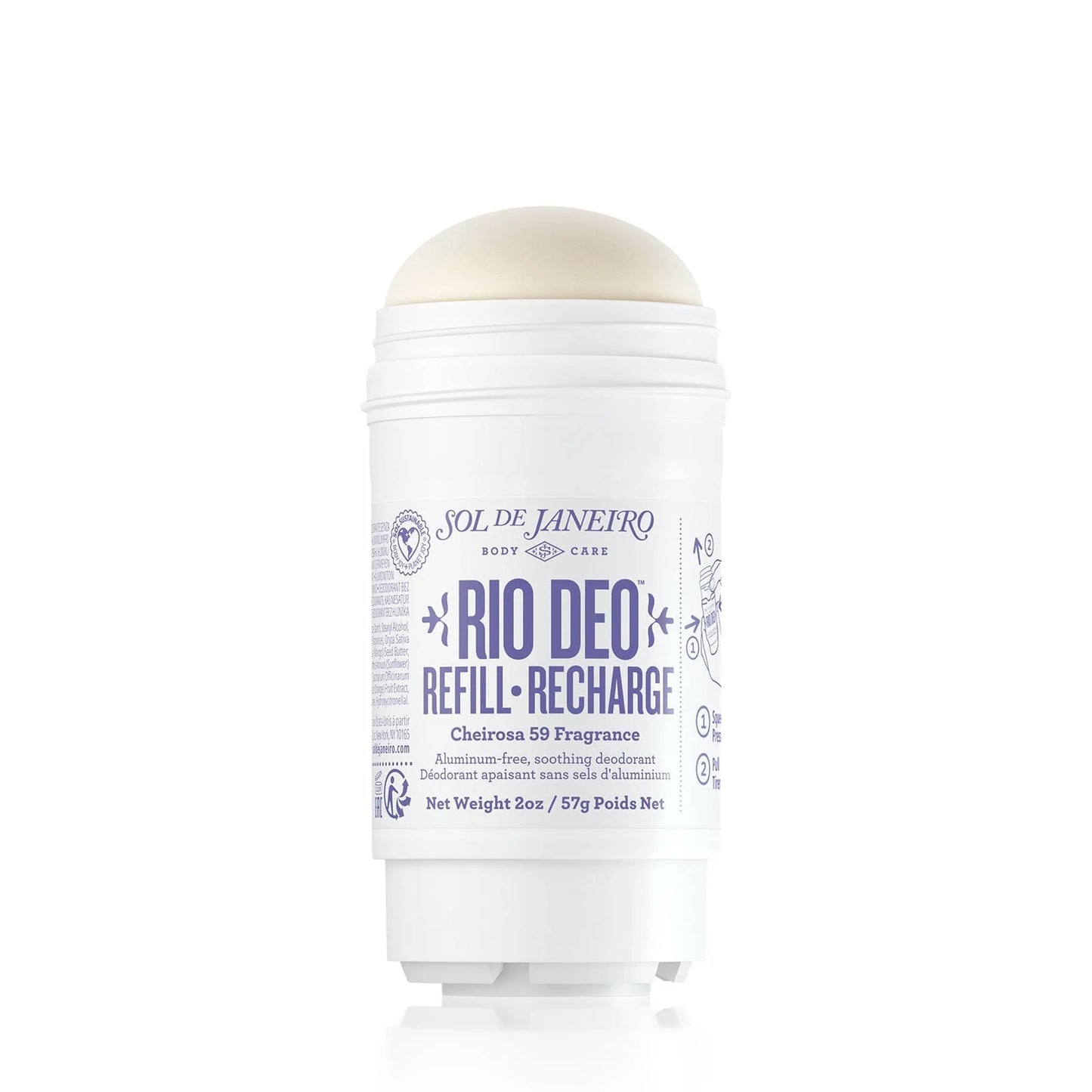 Rio Deo Aluminum-Free Deodorant Cheirosa 59