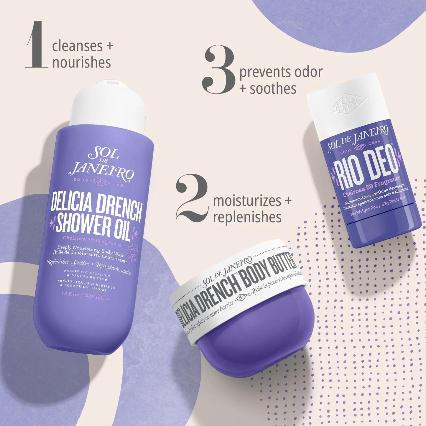 Rio Deo Aluminum-Free Deodorant Cheirosa 59